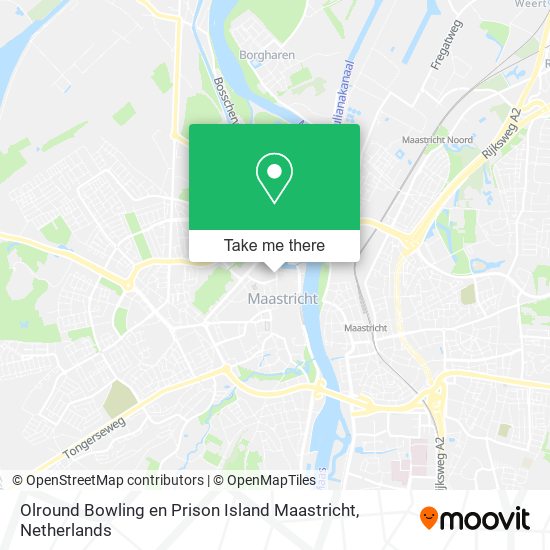 Olround Bowling en Prison Island Maastricht map