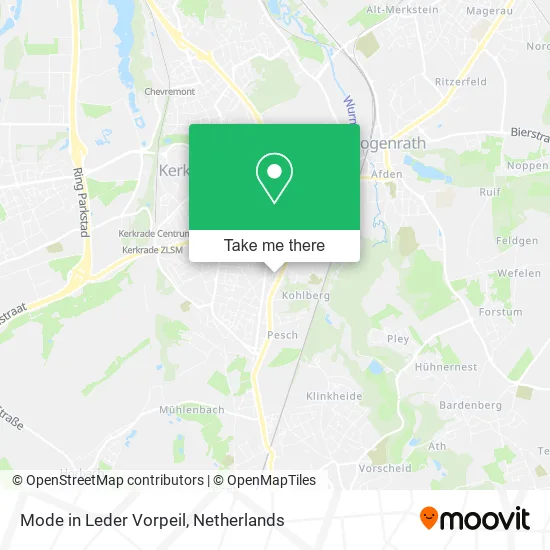 Mode in Leder Vorpeil map