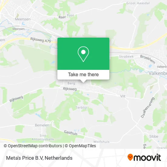 Meta's Price B.V map