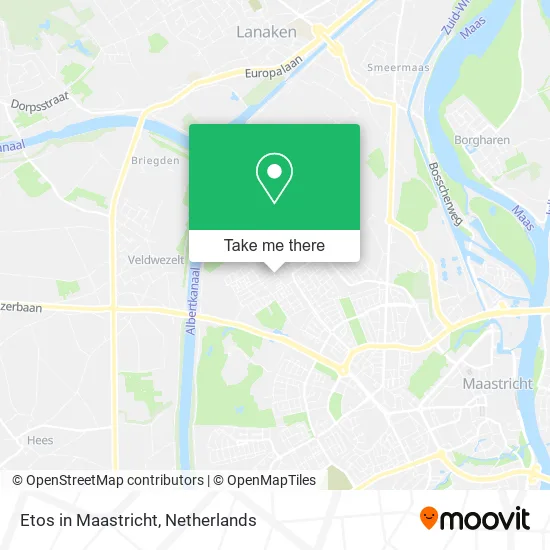 Etos in Maastricht map