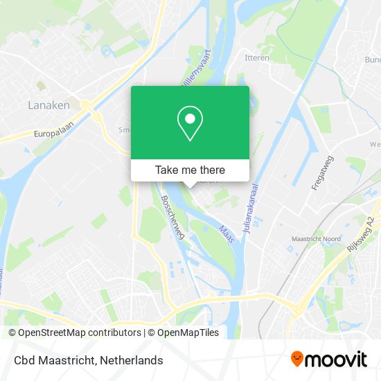 Cbd Maastricht map