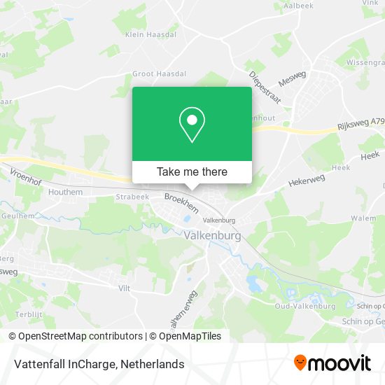 Vattenfall InCharge map