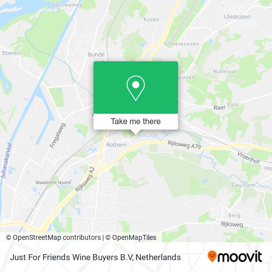 Just For Friends Wine Buyers B.V map