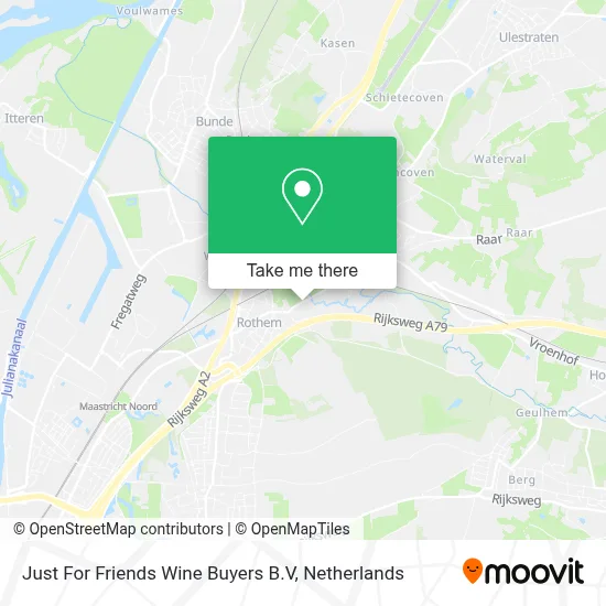 Just For Friends Wine Buyers B.V map