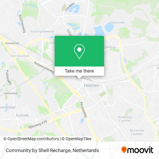 Community by Shell Recharge map