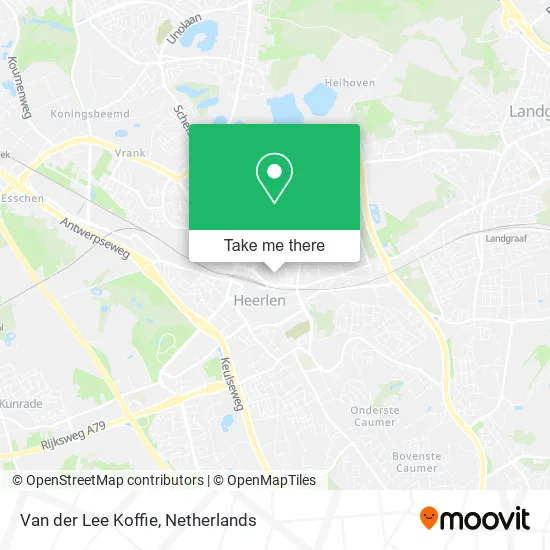 Van der Lee Koffie map