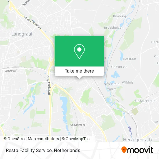 Resta Facility Service map