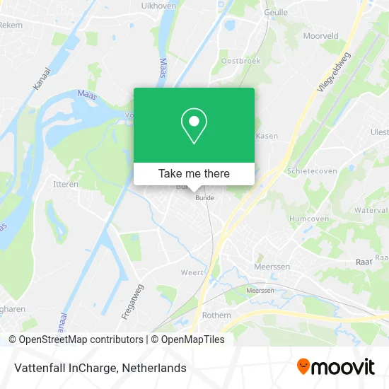 Vattenfall InCharge map