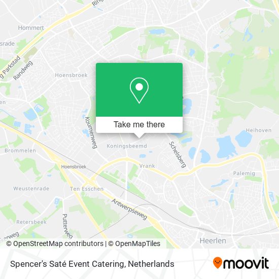 Spencer's Saté Event Catering map