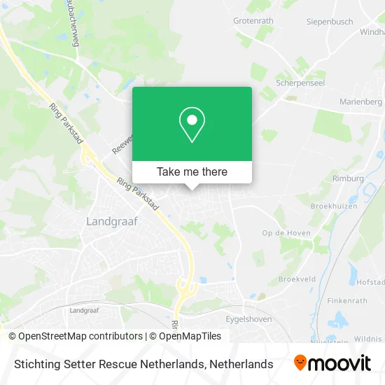Stichting Setter Rescue Netherlands map