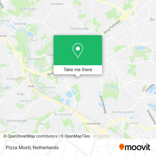 Pizza Musti map