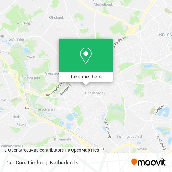 Car Care Limburg map