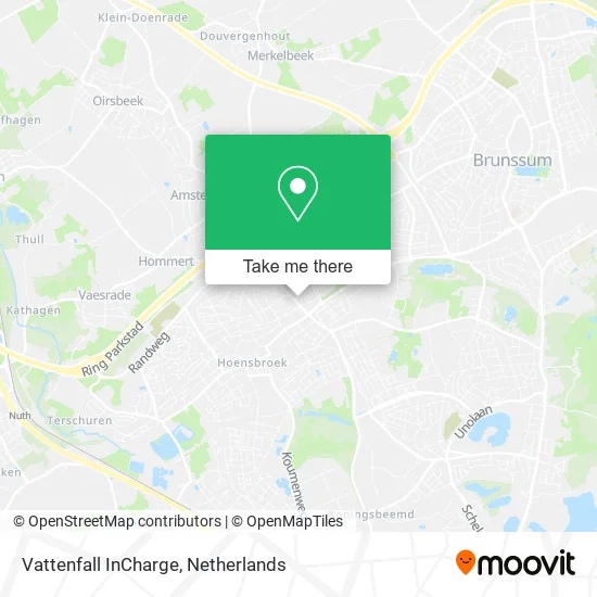 Vattenfall InCharge map