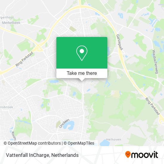 Vattenfall InCharge map