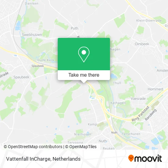 Vattenfall InCharge map