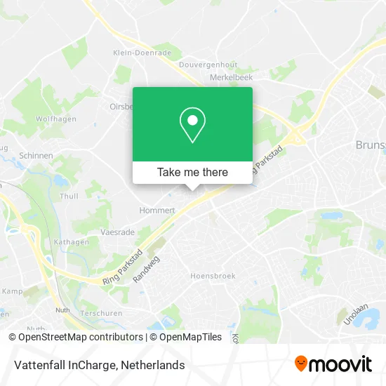 Vattenfall InCharge map
