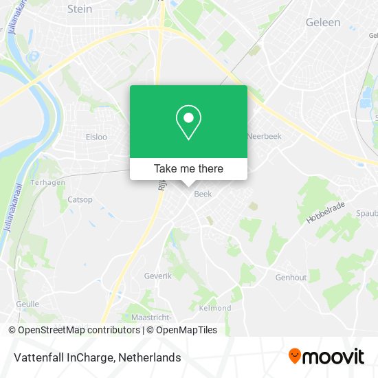 Vattenfall InCharge map