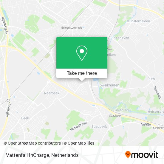 Vattenfall InCharge map