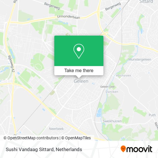 Sushi Vandaag Sittard map