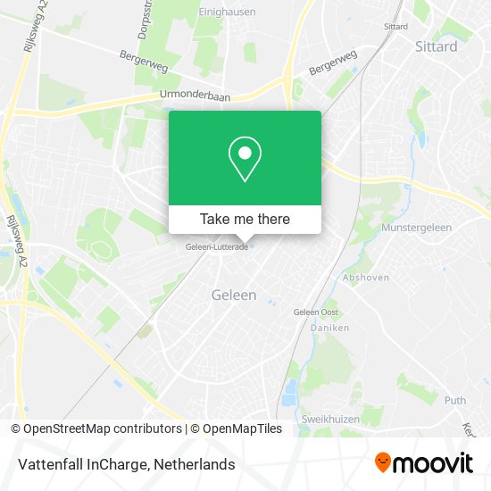 Vattenfall InCharge map