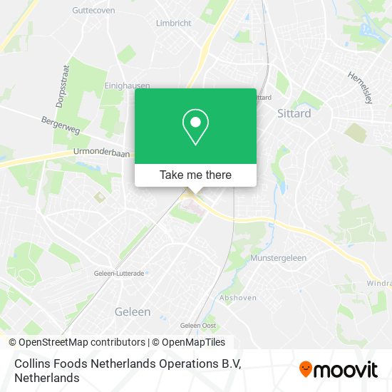 Collins Foods Netherlands Operations B.V map