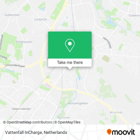 Vattenfall InCharge map