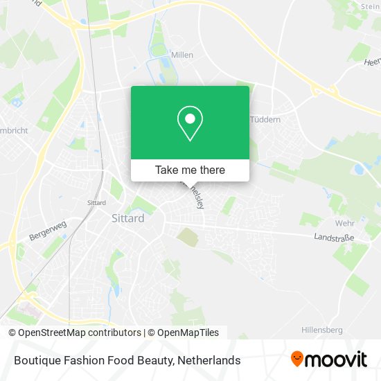 Boutique Fashion Food Beauty map