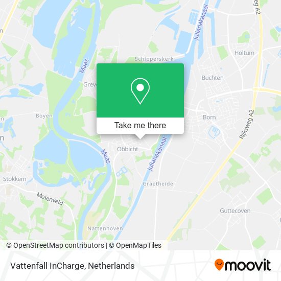 Vattenfall InCharge map