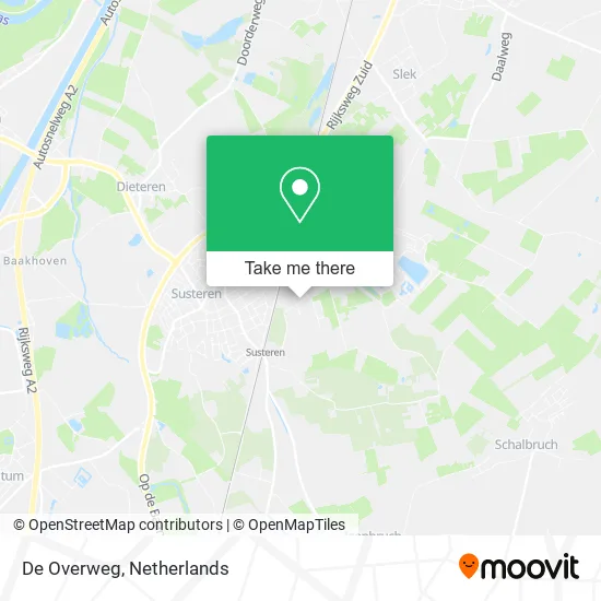 De Overweg map