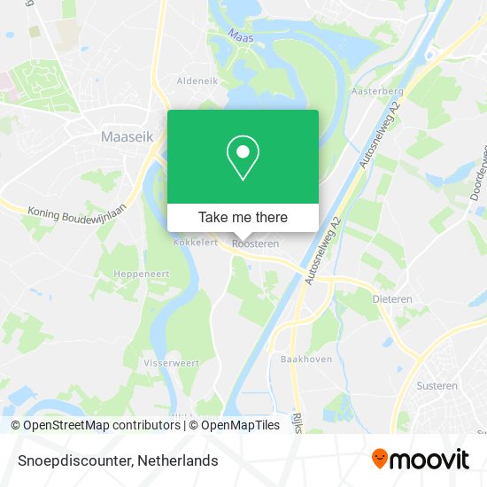 Snoepdiscounter map