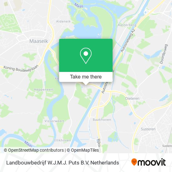 Landbouwbedrijf W.J.M.J. Puts B.V map