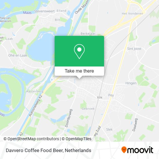 Davvero Coffee Food Beer map