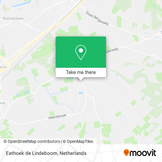 Eethoek de Lindeboom map