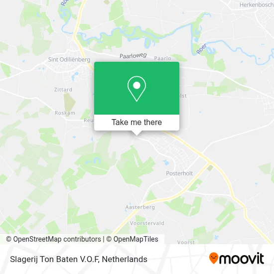 Slagerij Ton Baten V.O.F map