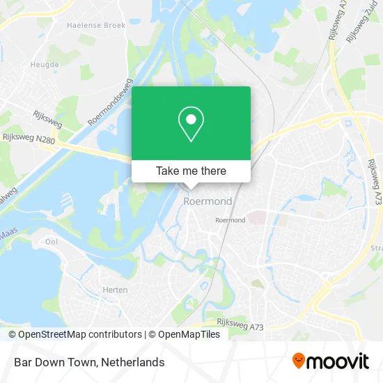 Bar Down Town map