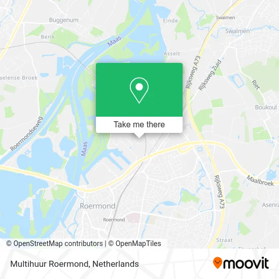 Multihuur Roermond map