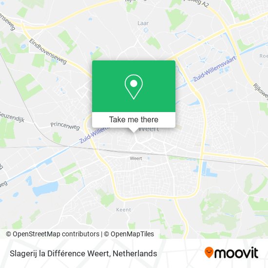 Slagerij la Différence Weert map