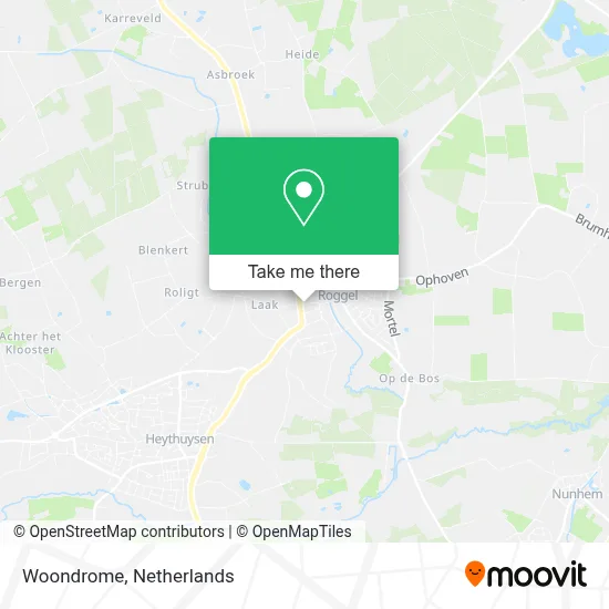 Woondrome map