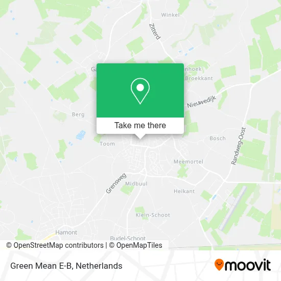 Green Mean E-B map