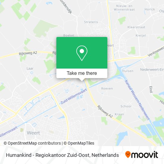 Humankind - Regiokantoor Zuid-Oost map