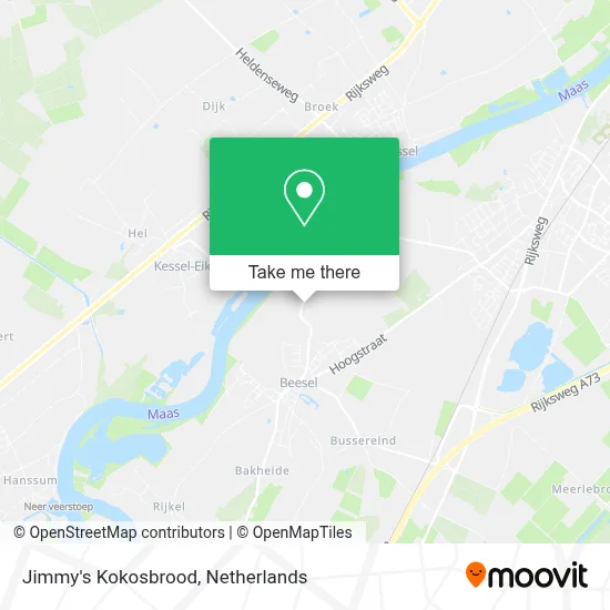 Jimmy's Kokosbrood map