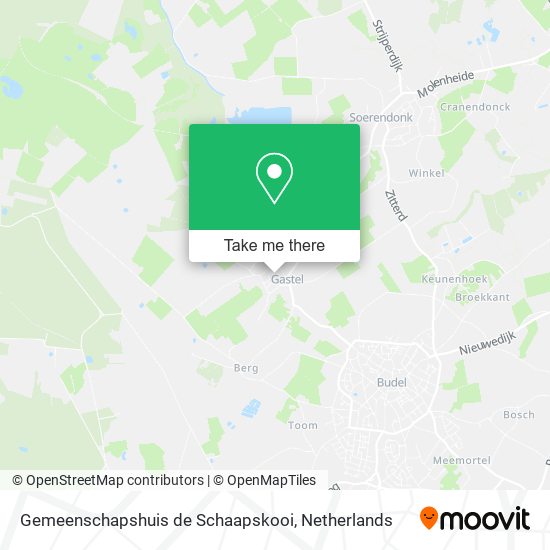 Gemeenschapshuis de Schaapskooi Karte