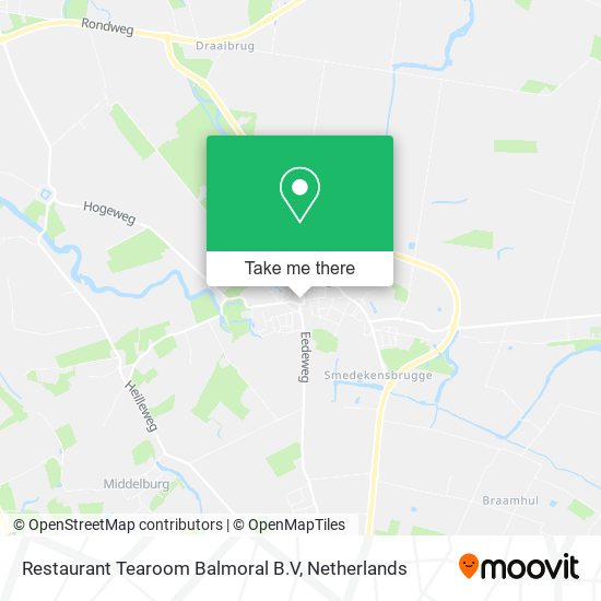 Restaurant Tearoom Balmoral B.V map