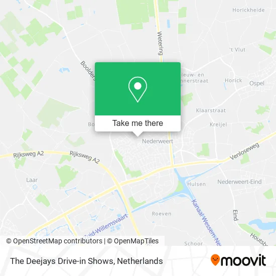 The Deejays Drive-in Shows map