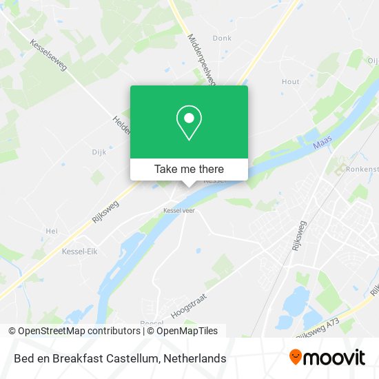 Bed en Breakfast Castellum map