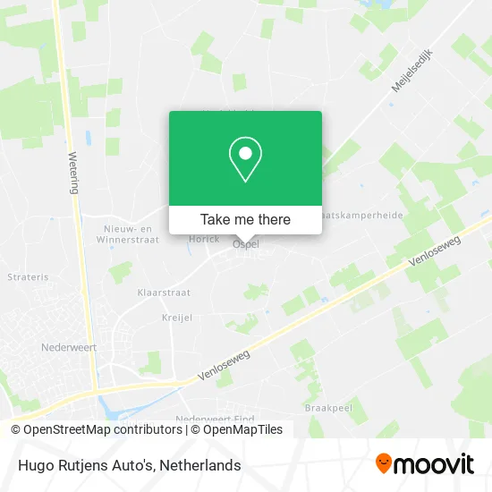 Hugo Rutjens Auto's map