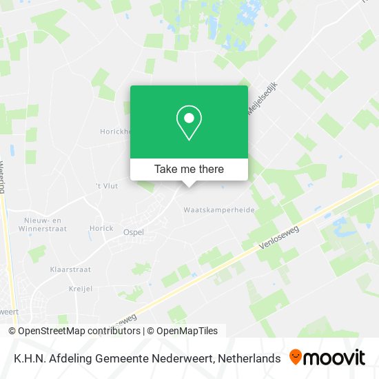 K.H.N. Afdeling Gemeente Nederweert map