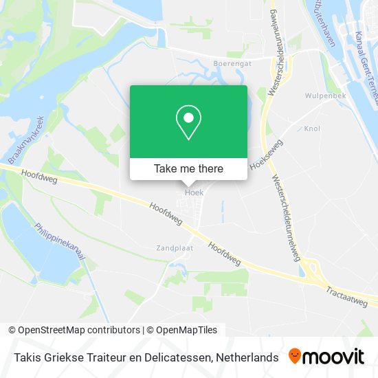 Takis Griekse Traiteur en Delicatessen map
