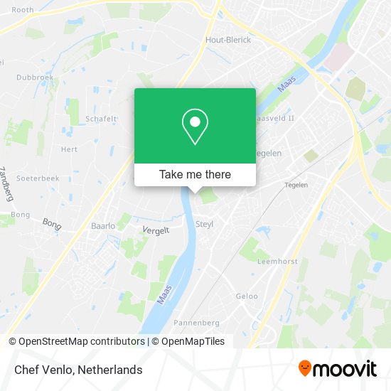 Chef Venlo map