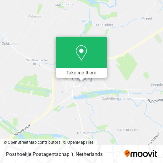 Posthoekje Postagentschap 't map